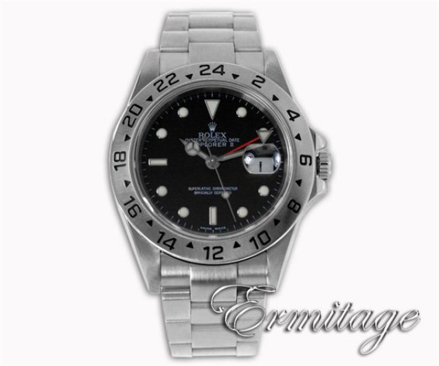 Pre-Owned Rolex Explorer II 16570 Steel Year 2004